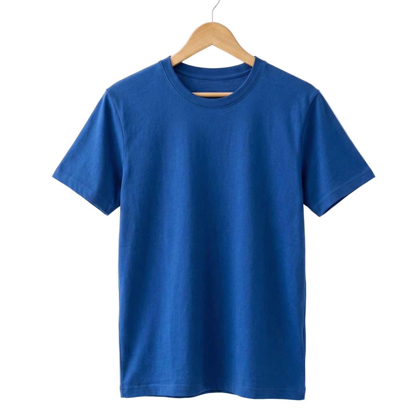 Velbora Men's Premium Royal Blue Cotton Crew Neck T-Shirt