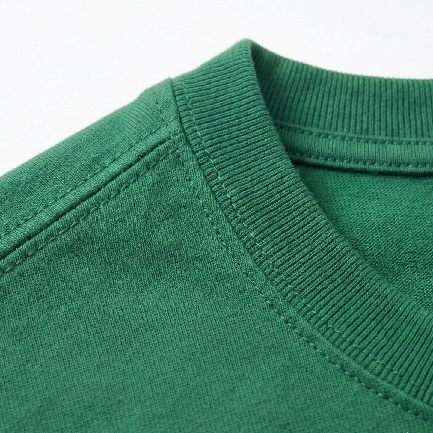 Velbora Men's Classic Royal Green Cotton Neck T-Shirt