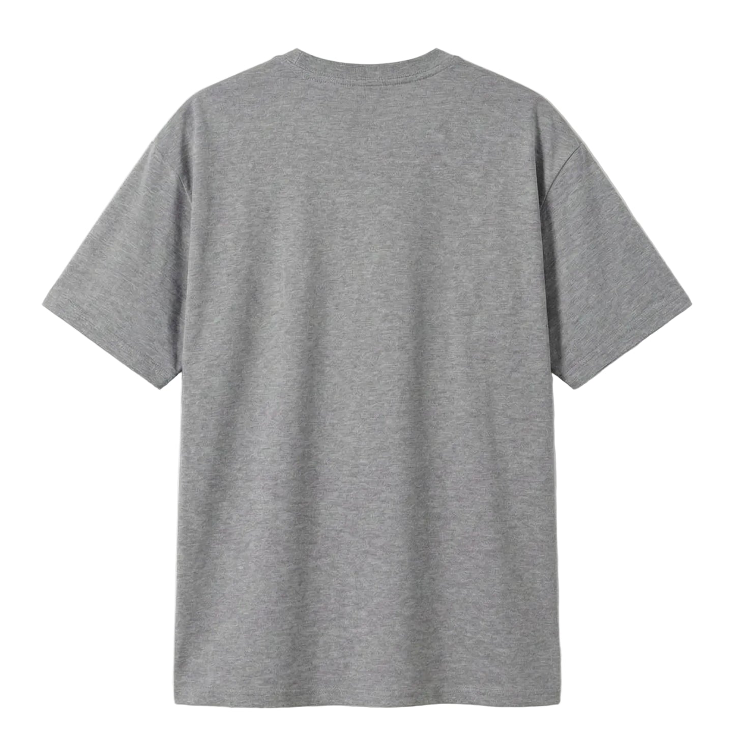 Velbora Men's Grey Geometric Graphic Cotton T-Shirt
