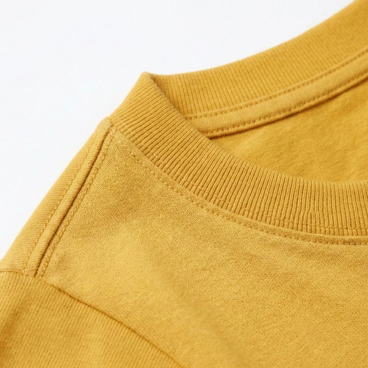 Velbora Men's Mustard Yellow Horse Graphic Cotton T-Shirt